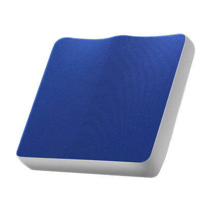 Comfort Seat Cushion | Non-Slip Orthopedic Memory Foam | Back and Tailbone Relief | for Car, Travel, Office, Wheelchair | 15.7" x 15.7" x 2.1 Blue
