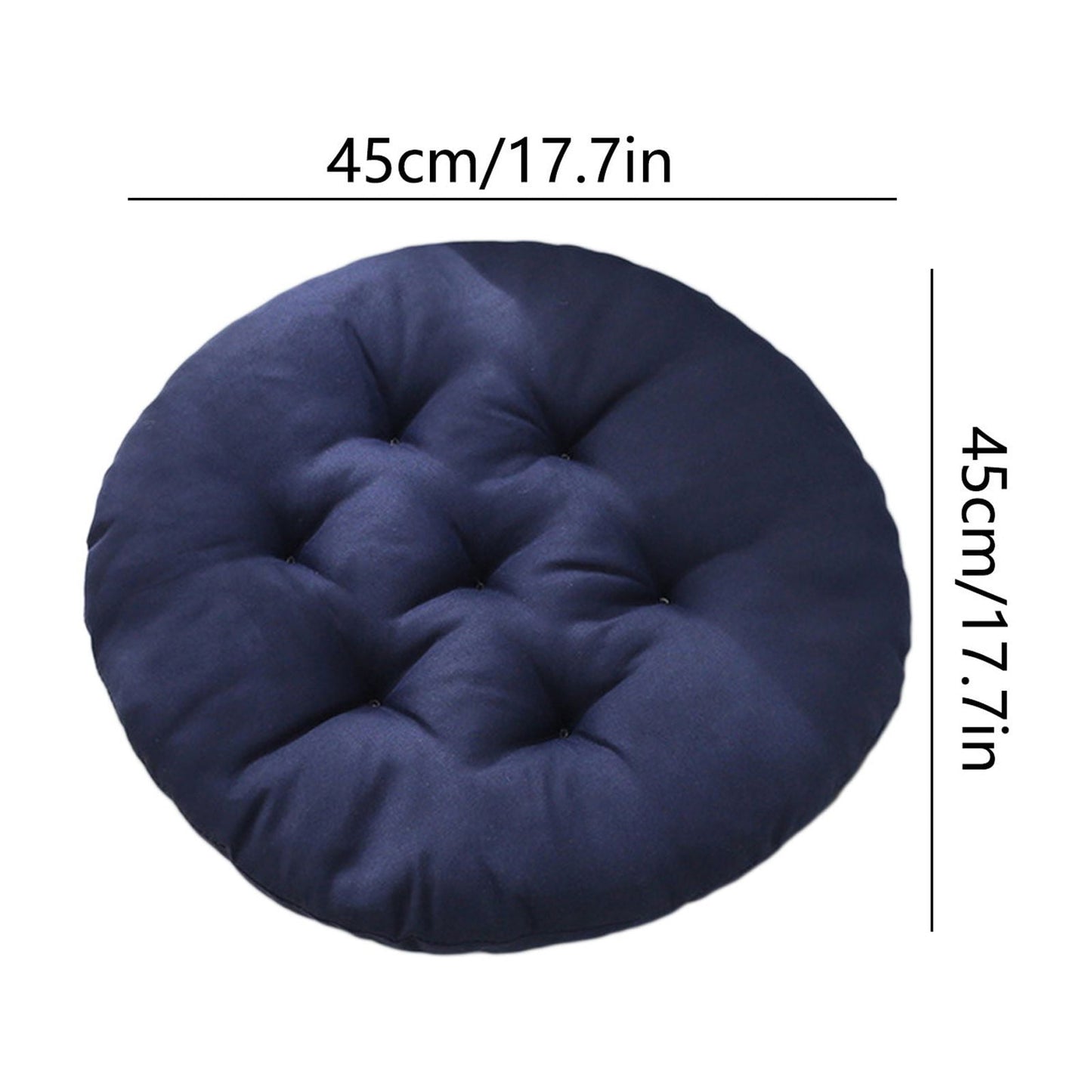 Outdoor Seat Cushion, Round Rattan Cushion, Hanging Basket Chair Cushion for Swing Chair Hammock Wicker Chair Rocking Chair,Vuyungers Seat Cushions Floor Pillow Blue