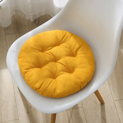 Outdoor Seat Cushion, Round Rattan Cushion, Hanging Basket Chair Cushion for Swing Chair Hammock Wicker Chair Rocking Chair,Vuyungers Seat Cushions Floor Pillow Yellow