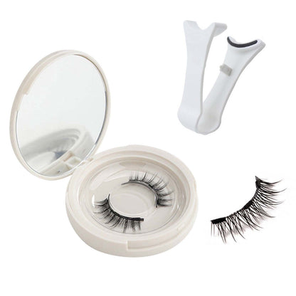 Magnetic Lashes - Magnetic Eyelashes Natural Look, Magnetic Lashes Kit, Lashes, Reusable Natural Look No Glue Needed Magnetic Eyelashes with Applicator, No Glue Needed Easy to Wear and Remove C