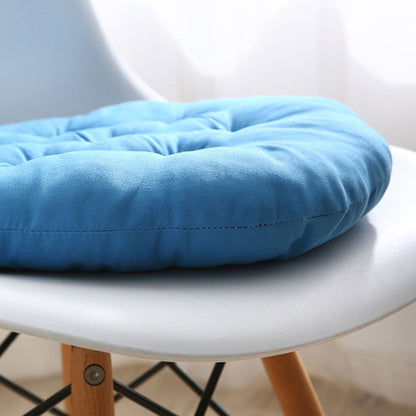 Round Bar Stool Cushion - Round Soft Chair Cushions Home Floor Pillow Indoor Corduroy Chair Pads Office Seat Cushion, Comfortable Sitting for Wooden or Metal Stools Red