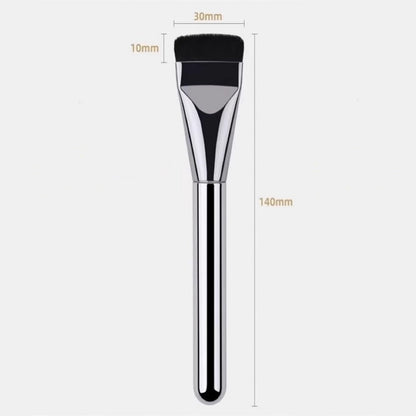 Flat Lightweight Foundation Makeup Brush, Flat Contour Foundation Concealer Brush,Make up Brush Ultra Thin, for Blending Liquid Powder Free Size as show