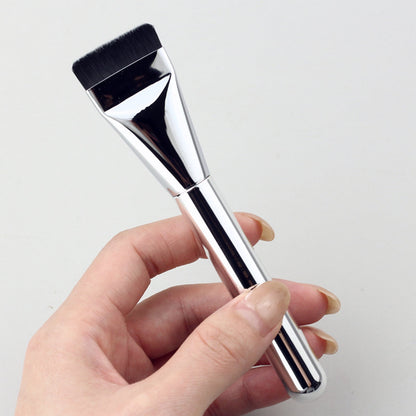Flat Lightweight Foundation Makeup Brush, Flat Contour Foundation Concealer Brush,Make up Brush Ultra Thin, for Blending Liquid Powder Free Size as show