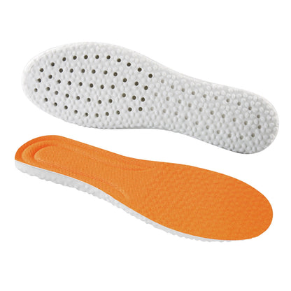 Steppers Insoles for Men Women, Massage Insole, Cloud Insole, Men's Comfortble Steppers Shoe Insoles Inserts, Memory Foam with Arch Surpport Insoles for Arch Pain,Advanced Sport Massaging Insoles Orange 39-40