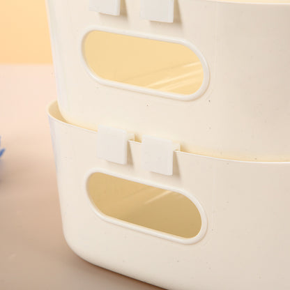 Storage Box Connectors - Stacking Aid - Storage Crate Clips - Wardrobe Organizer - Stacking Bins - Corner Clamps - Storage System - Anti-Slip - Drawer Bins Fastening - Drawer Divider Attachment - White - 20 Pieces