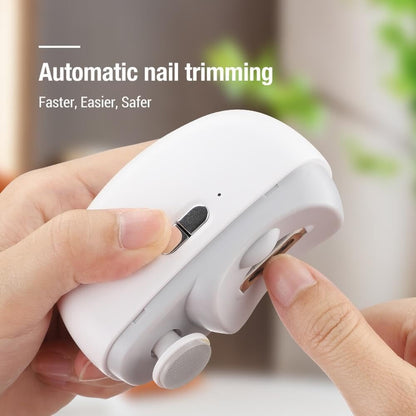 Electric nail clipper - Automatic nail trimmer - Manicure set - Nail care - Electric nail file - Rechargeable - Nail scissors - Hand care - Nail polishing - Nail styling - Cordless - Rose - 1 Piece