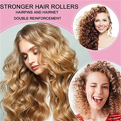 Self Grip Small Hair Curlers,Hair Rollers Curlers,Salon Hairdressing Curlers,DIY Curly Hairstyle Hair Rollers for Women Medium Short Hair (Gripping Sticky Rollers 0.6" 12PCS), Random color 12PCS