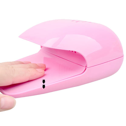 Portable Finger Toe Nail Polish Dryer Drying Blow Fan Manicure Art Tool Machine Black