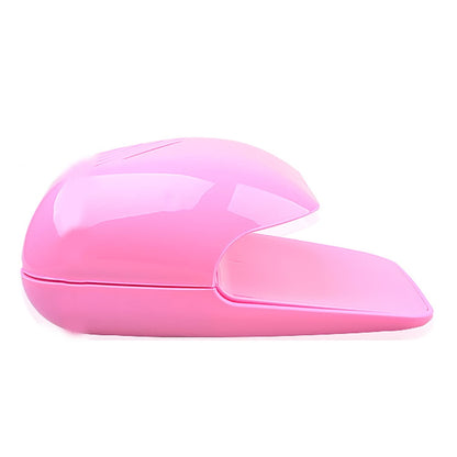 Portable Finger Toe Nail Polish Dryer Drying Blow Fan Manicure Art Tool Machine Pink