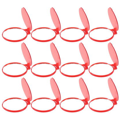 WHAMVOX 12 Pcs Mini Handheld Portable Makeup Mirror