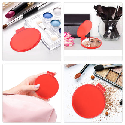 WHAMVOX 12 Pcs Mini Handheld Portable Makeup Mirror