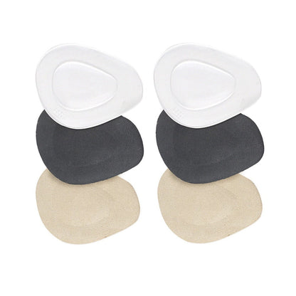 SKISUNO 3 Pairs Gel Forefoot Pad Half Insoles for High Heels Insoles for Women