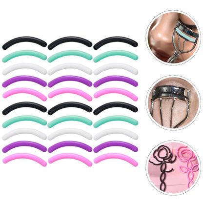 HOOWIFFY Eyelash Curler Refills Multi-Colored 30Pcs 1.1X0.2X0.2In