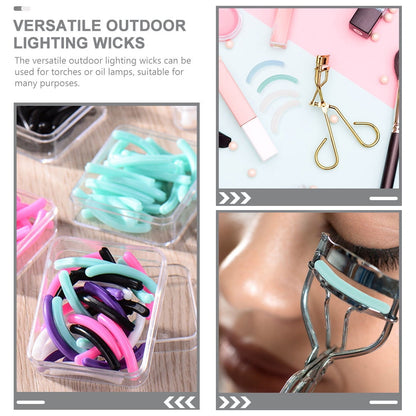 HOOWIFFY Eyelash Curler Refills Multi-Colored 30Pcs 1.1X0.2X0.2In