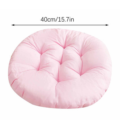 Darzheoy Round Seat Cushion Chair Pads for Kitchen Dining Chairs, Soft Comfort Chair Mat Pillow Cushions for Office Desk Living Room 16 Pink