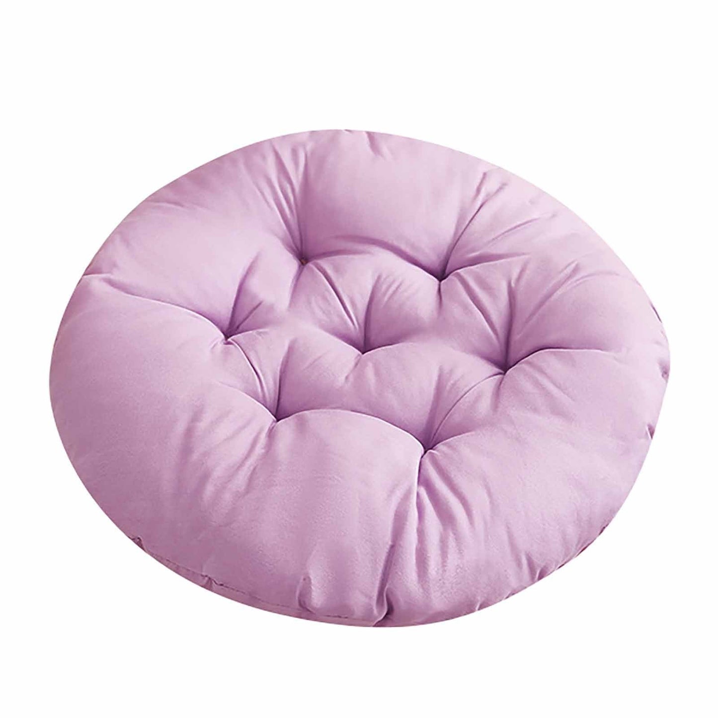 Darzheoy Round Seat Cushion Chair Pads for Kitchen Dining Chairs, Soft Comfort Chair Mat Pillow Cushions for Office Desk Living Room 16 Purple