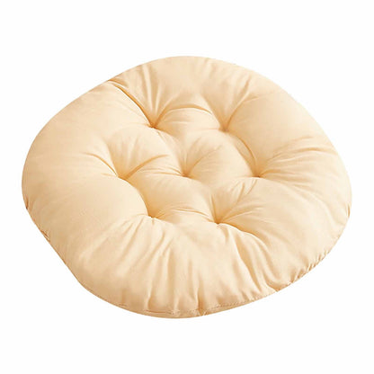 Darzheoy Round Seat Cushion Chair Pads for Kitchen Dining Chairs, Soft Comfort Chair Mat Pillow Cushions for Office Desk Living Room 16 Yellow
