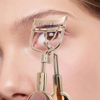 HOOWIFFY Rose Eyelash Curler Stainless Steel Lash Curler for Beautiful Eye Makeup