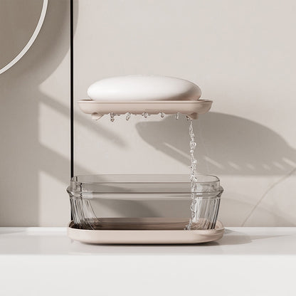 Kdkad Travel Soap Case, Leakproof Soap Container with Lid, Portable Bar Soap for Traveling Transparently Soap Dishes for Bathroom Shower Gym School Camping
