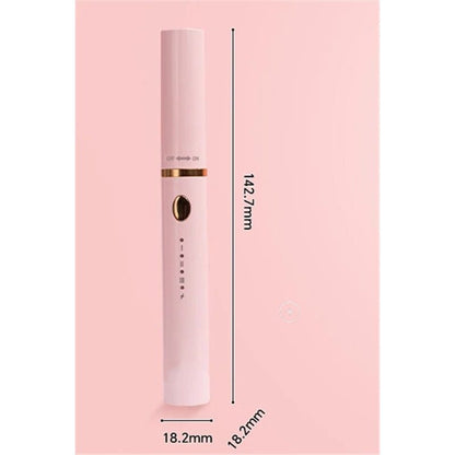 360° Heated Lash Brush Rechargeable with 3 Brush Heads & 3 Temp & 5s Fast Heating【Lengthen/Define/Curler】 3-in-1 Lash Curler for All Types of Lashes 【pink】