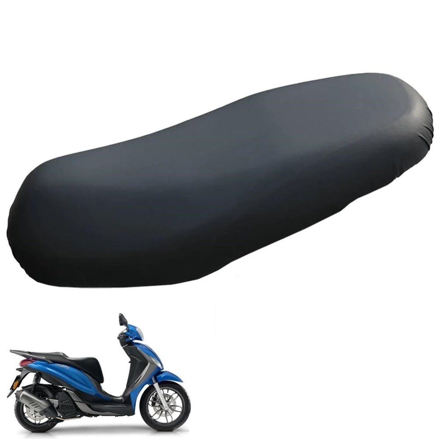 Summer Quick-Drying Motorcycle Cool Seat Cover, Universal Breathable Motorbike Seat Cushion Pad for Sun Protection, （Two sided elasticity）