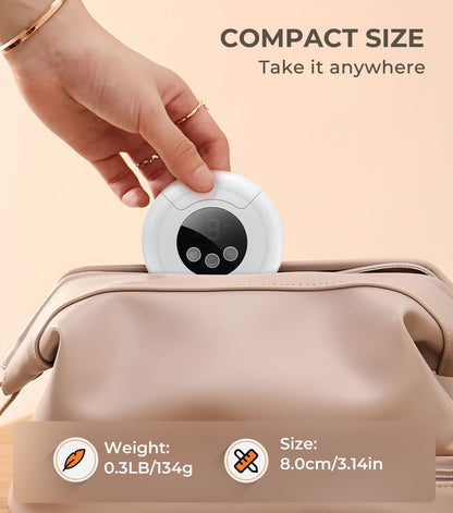 New 3-in-1 Electric Nail Clippers,360° Rotation, 3-Speeds, Polishing Automatic Nail Trimmer with Nail Chip Storage &  Light, Rechargeable Safety Trimmer for Women, Men, Baby, Seniors8.8*8.5*3.7cm