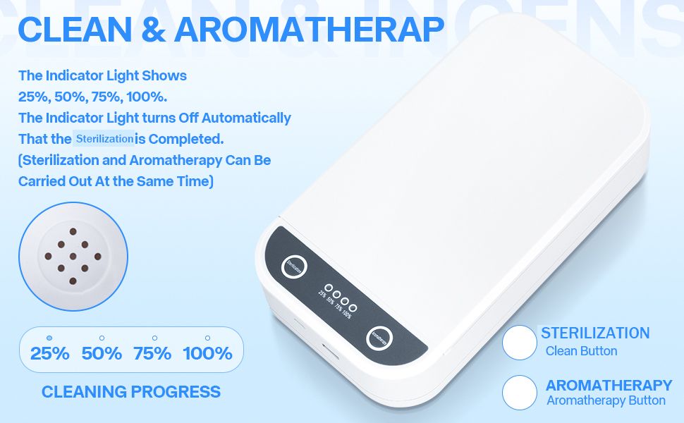 Nail Tool Sterilizer with Blue Light,Portable USB Sterilizer For Nail Tools Nail Cleaning Box Beauty Tool Cleaner Machine for for Nail Salon, Tweezers, Jewelry, Phone, Manicure Tools Cleaning