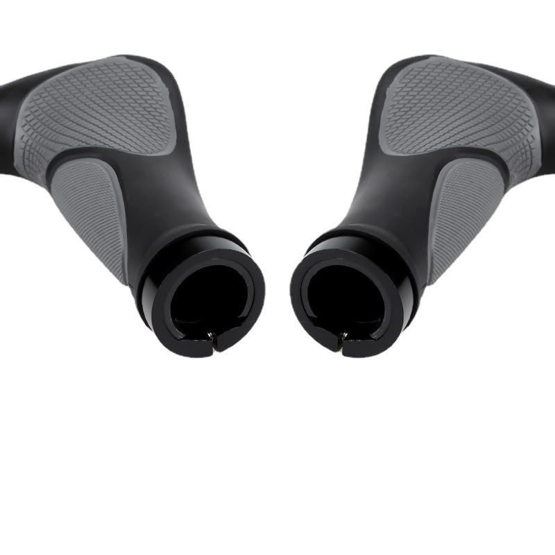 Bike Handlebar Grips, Soft Gel Inserts Shock Resistance Ergonomics Comfort Design,for MTB Bicycle Mountain Bike Grip（Carrying a horn handle）