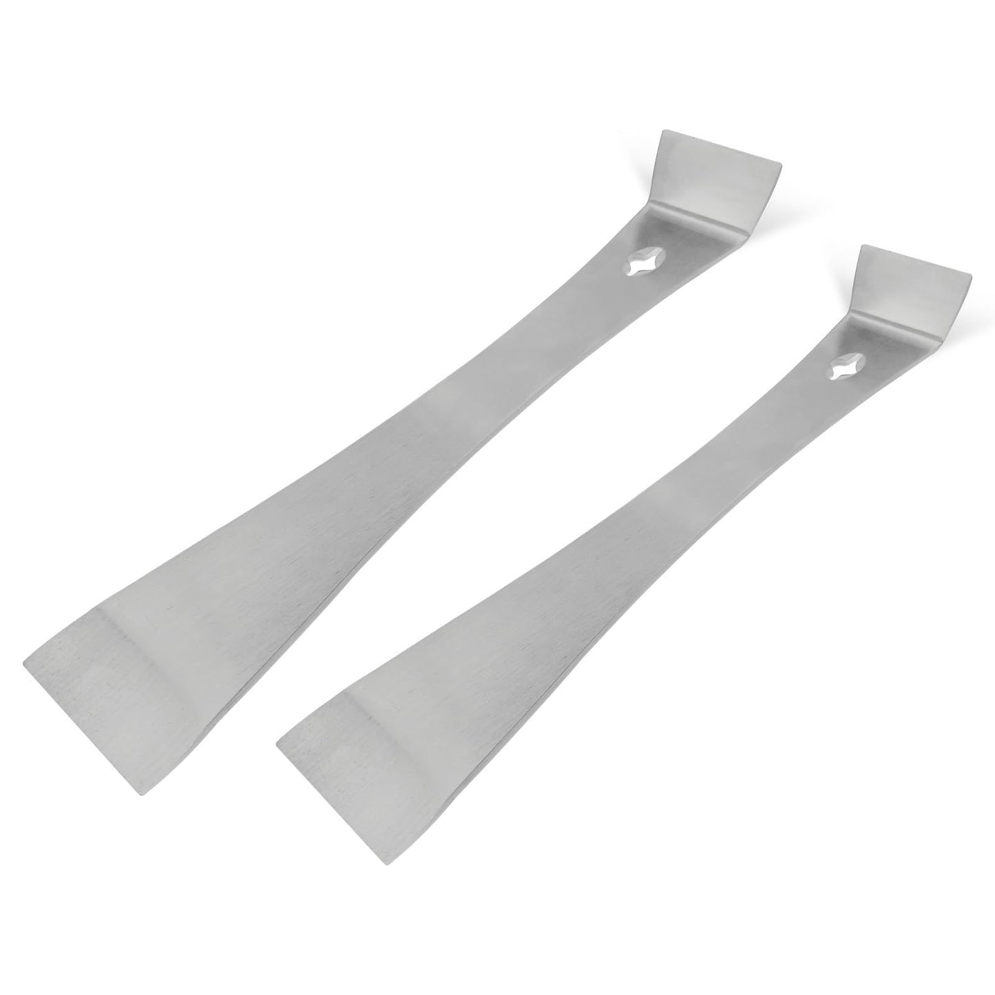 4-Piece Stainless Steel Pry Bar Scraper Set, Trim Puller, Small Flat Pry Bar, Silver Beekeeping Hive Scraper, Bee Hive Hand Tool,