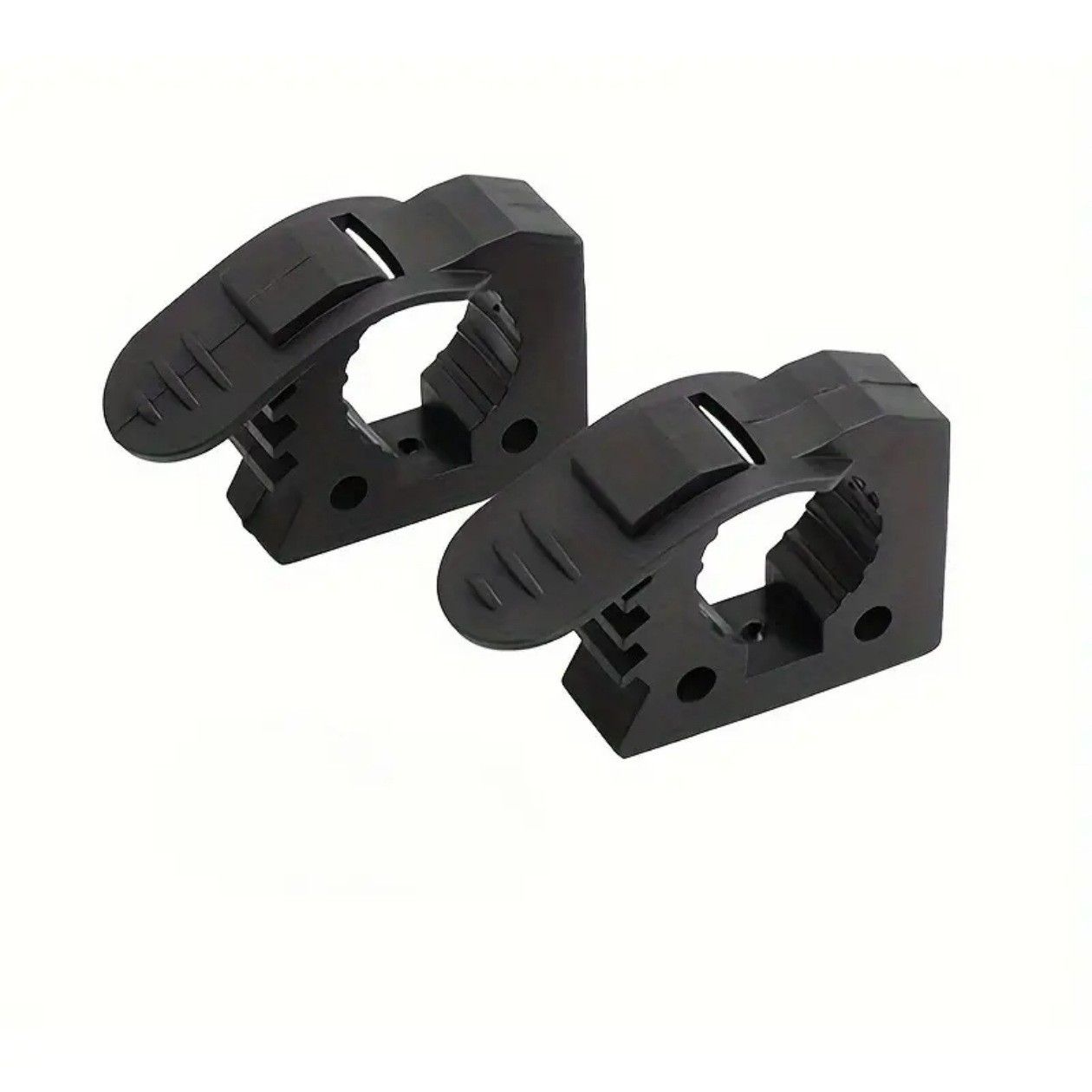2Pcs Shovel Mount, Rubber Clamp Grip for 3-4cm Diameter Tools and Equipment Used on Off-road vehicle, Pickup Trucks, Utility Trailers