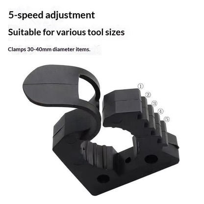 2Pcs Shovel Mount, Rubber Clamp Grip for 3-4cm Diameter Tools and Equipment Used on Off-road vehicle, Pickup Trucks, Utility Trailers
