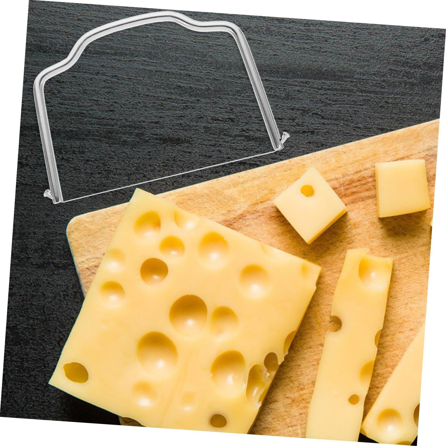 4pcs Stainless Steel Cheese Slicer Wire Cutters Block Cheese Slicer Easy to Use  multi-purpose butter knife cheese slicer