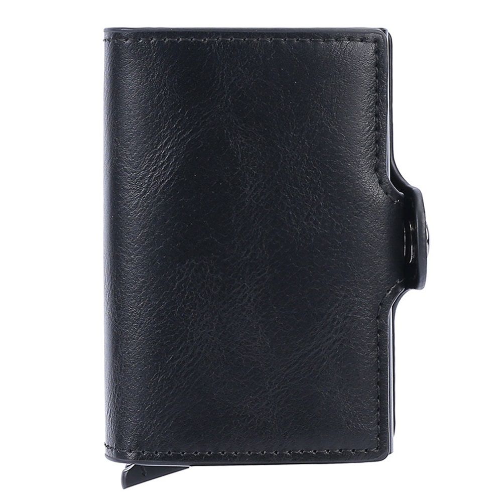 Ultra-thin wallet secure credit card wallet Credit Card Holders, Auto Pop up Travel Thin Wallets for Men (black)