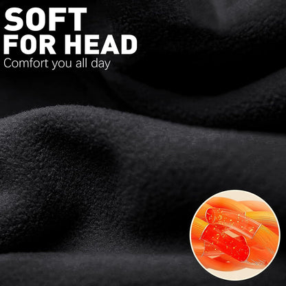 2 pack plush Ear Warmers for Men Women Kids - Winter Headband Ear Muffs Ear Covers for Cold Weather Running Cycling Ski