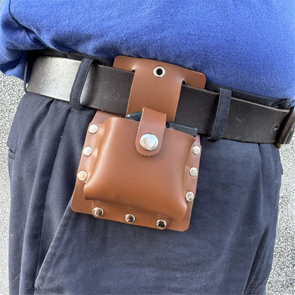 Carpenter’s Nail Heavy-Duty leather Tool Pouch with tape measure bog for Carpentry Construction Maintenance（Excluding tape measure）