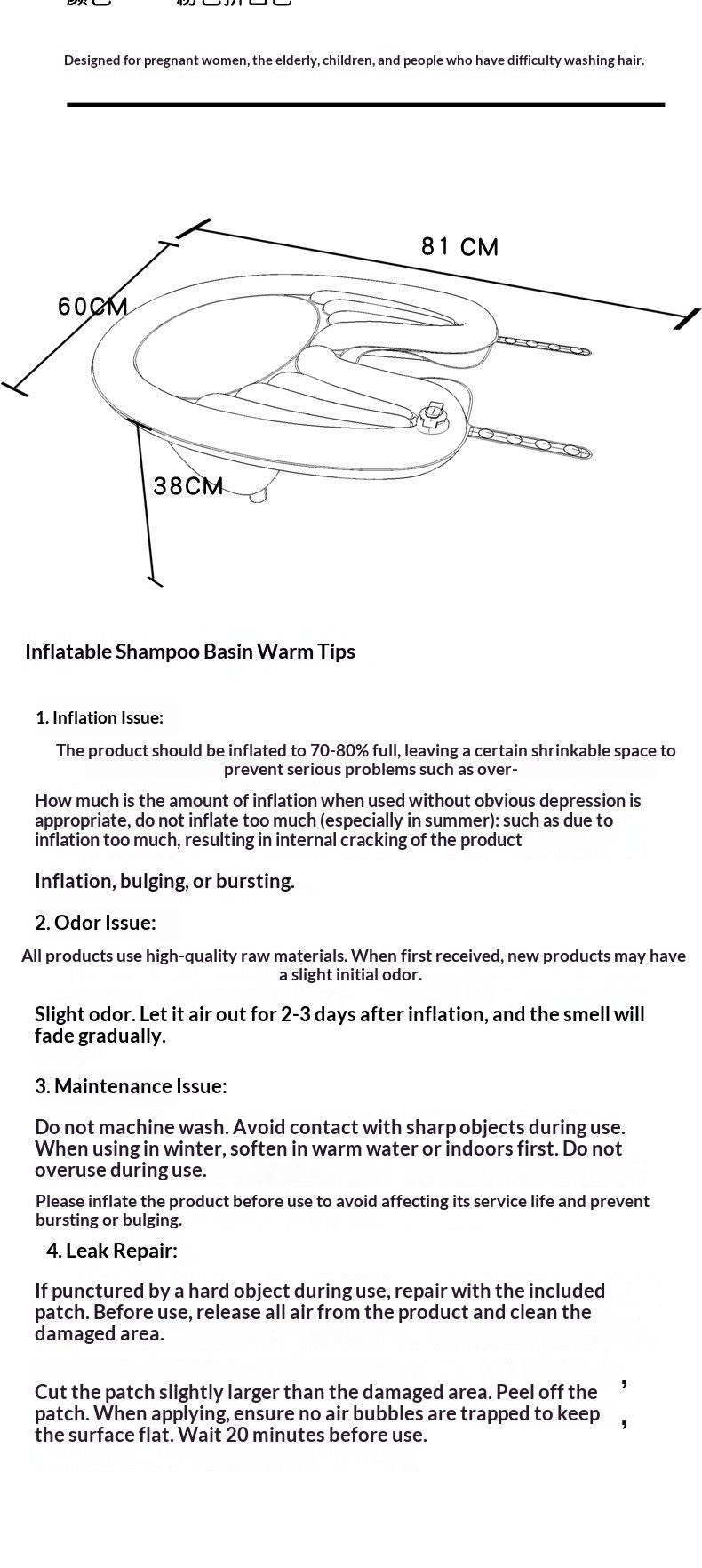 HairWashingBasinBlack+DrainageBag
