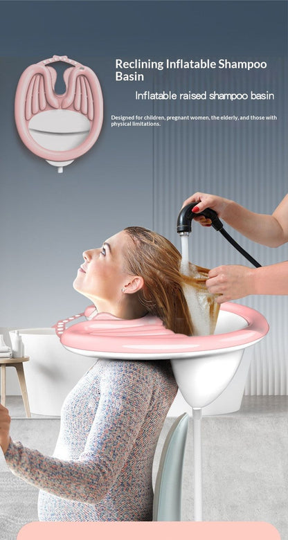 HairWashingBasinBlack+WaterproofRing+DrainageBag