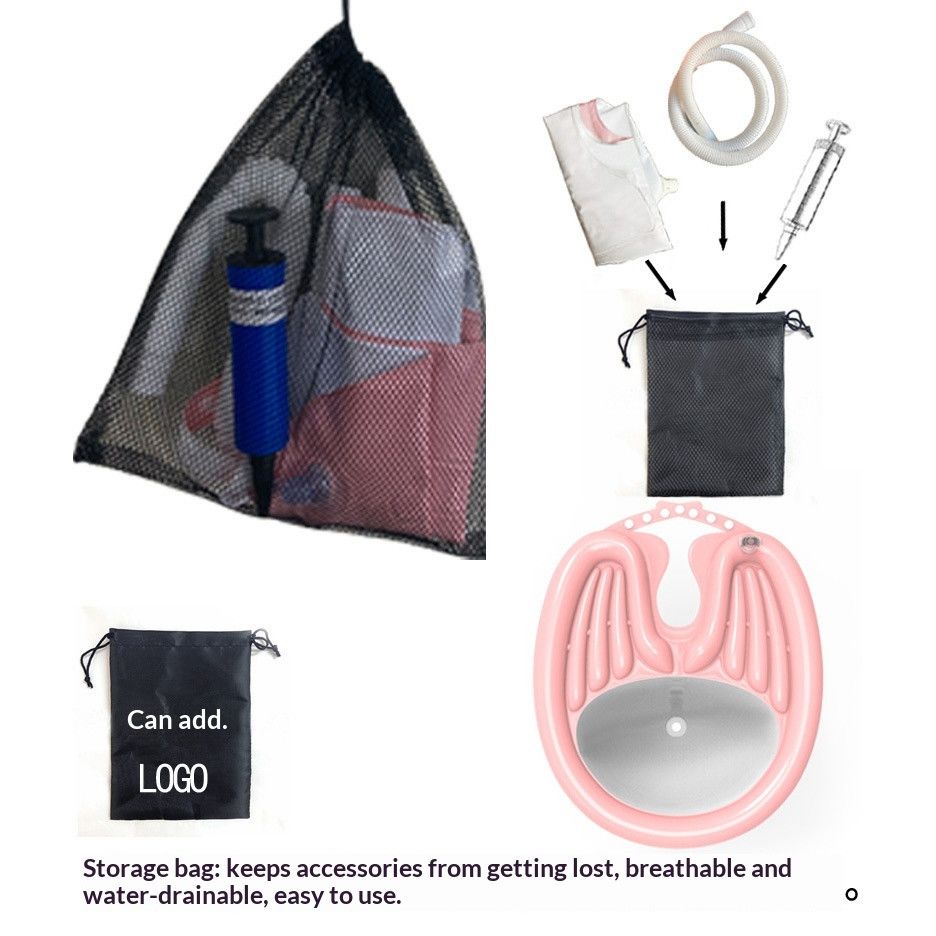 PinkHairWashingBasin+LargeShowerCap+DrainBasket