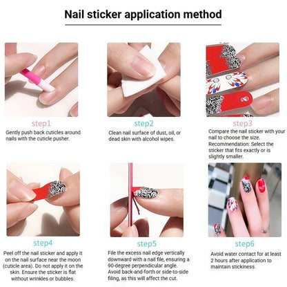 NailPolishFilmNailStickersZE-0590