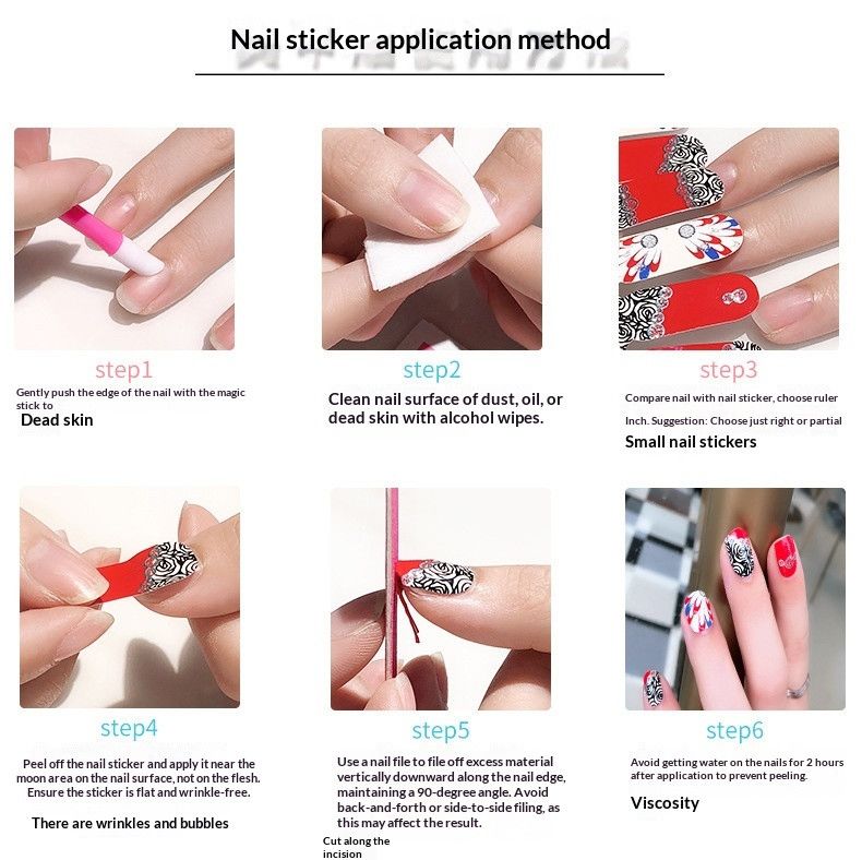 NailPolishFilmNailStickersZE-0909