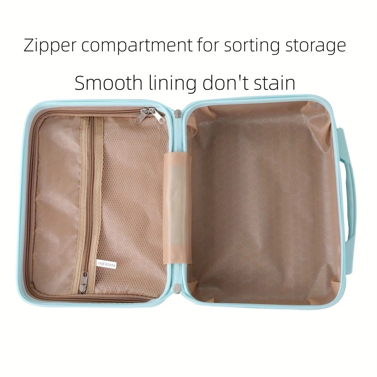 14 Inch Mini Makeup Case, Lightweight Cosmetic Travel Bag with Shoulder Strap & Zipper Closure(pink)