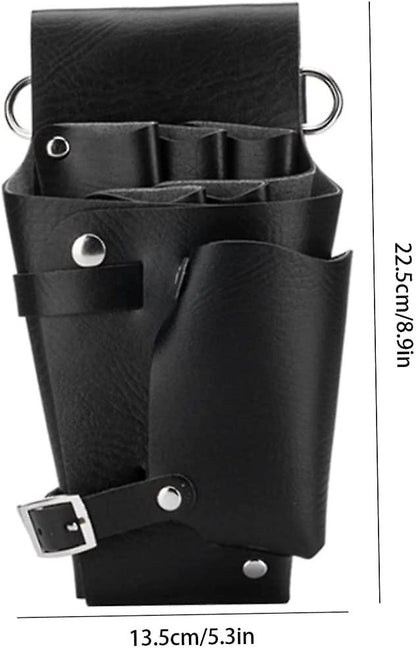Waist Bag Scissors Comb Bag Hairdressing Tools Pockets Salon Leather Barber Pockets Universal