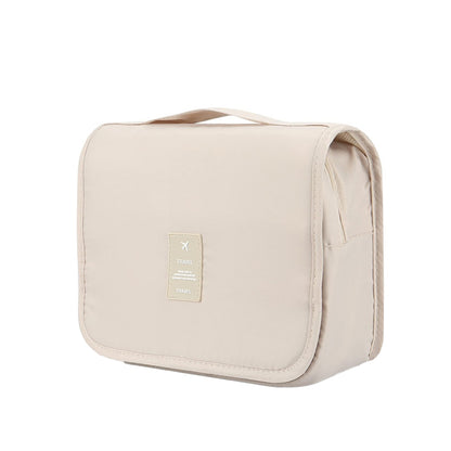 Hanging Toiletry Bag for Women Travel Toiletry Bags with Hook Beige