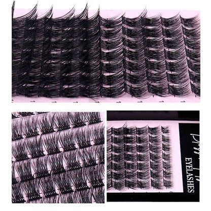 DIY Eyelash Extension Individual Cluster False Eyelashes Transplantation False