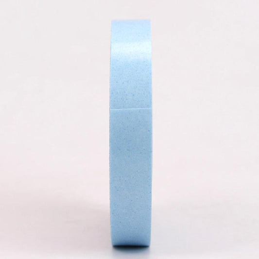 Blue double-sided hair extension tape strip, 10 mm wide