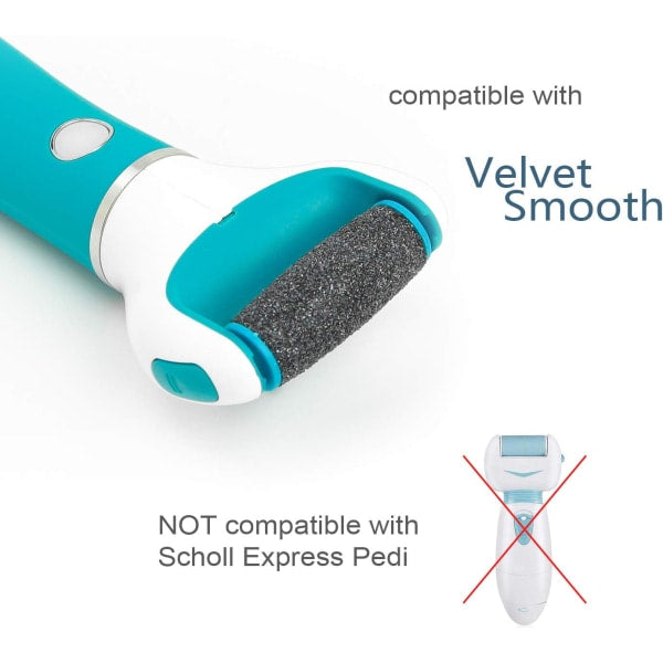 [9-pack] Scholl Velvet Smooth Pedi Replacement Rollers - yux