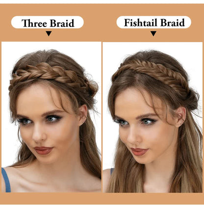 1pc Synthetic Braiding Hair with Adjustable Belt Braided Bohemian Style Women Hairstyle 10 10 Athree strand braid