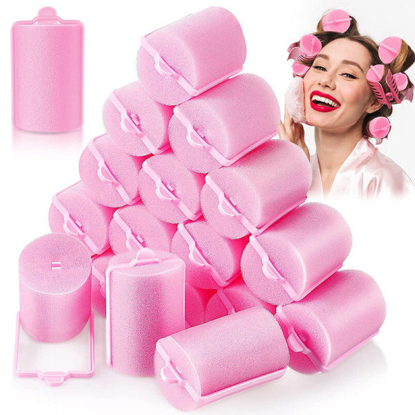 24 Sponge Hair Rollers, Large Hair Rollers for Styling with Soft Foam 3.6 cm 3.6cm