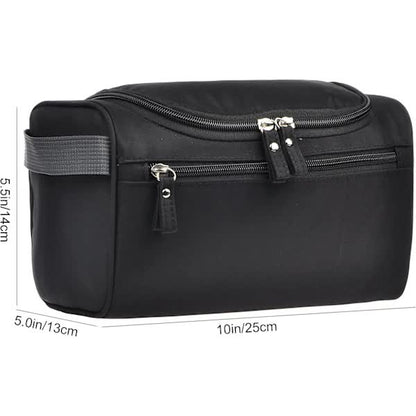Men's Toiletry Bag, Small Travel Toiletry Bag, for Shaving, Shower, Bathroom, Hygiene Items, Black