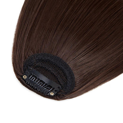 Clip In Hair Bangs Extensions French Hair Bangs Stylish Hair Bangs Hair Pieces medium brown mediumbrown 28cm